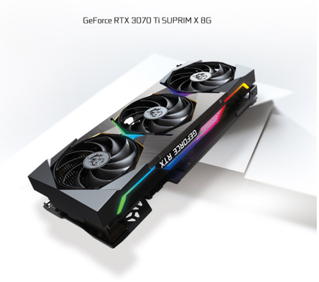 Видеокарта 256bit снаряжения минирования Suprim ti MSI Geforce Rtx 3070