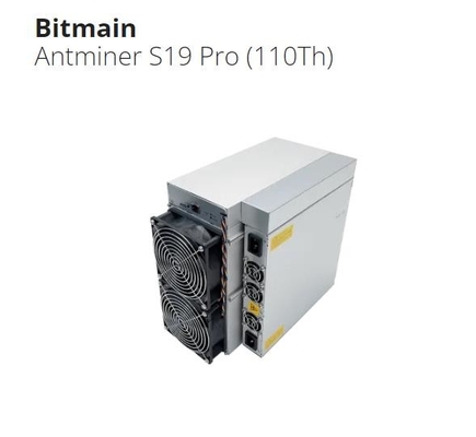 Машина минирования Bitmain Bitcoin Asic Antminer S19/S19pro/S19J Pro 110t 104t 100t 96t 95t