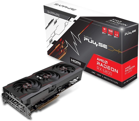 Высокая эффективность видеокарты снаряжения минирования Radeon RX 6800 XT 16GB GDDR6 сапфира AMD