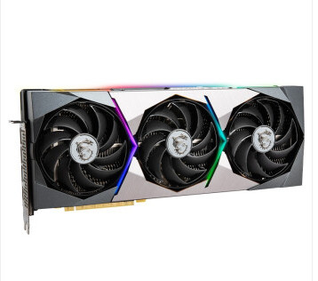 Видеокарта GeForce RTX 3090 SUPRIM x 24G вентилятора снаряжения 3 минирования