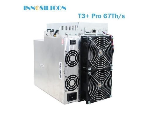 Горнорабочий Asic машины горнорабочего Bitcoin BTC Innosilicon T3+ Pro 67t 67th/S горнорабочего BTC