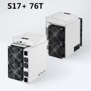 Машина минирования горнорабочего 2920W Asic Bitcoin Sha 256 Antminer S17+ 76th/S горнорабочего BTC