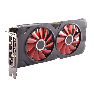 Видеокарта волка черноты 8G видеокарты XFX 580 снаряжения минирования GDDR5